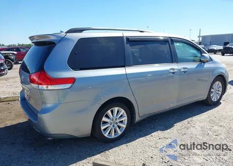 2011 Toyota Sienna Limited V6 from USA, damaged, VIN 5TDYK3DC8BS160713